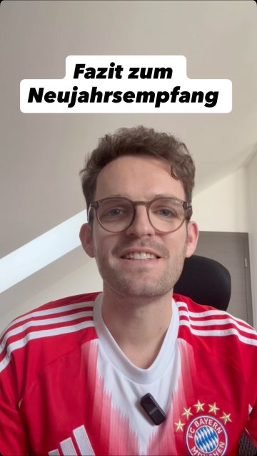 Fazit zum Neujahrsempfang der Red-White-Bombers Denkendorf mit @harrykane - #bkmoderation #eventmoderation #fazit #fcbayern #fanclub